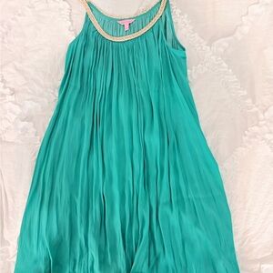 Lilly Pulitzer Teal Sleeveless Dress